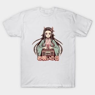 Nezuko and Music T-Shirt